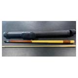 Vintage Huebler Cue and Case