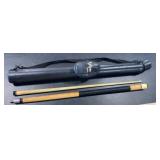 Signed Steve Mizerak Cue and Case