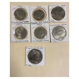 Eisenhower Dollars and Kennedy Halves