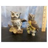 Vintage Porcelain Owls