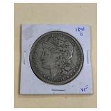 1891 O VF Morgan Dollar