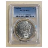 1883-O Morgan Dollar MS62