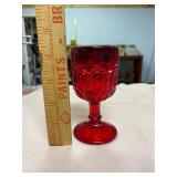 Ruby Red Goblet