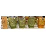 Fenton Hobnail Pitchers