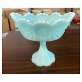 Fenton Frosted Vase