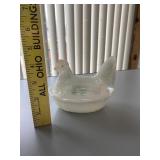 Fenton Signed Hen on a Nest