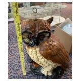 Chalk Owl Floor Ashtray