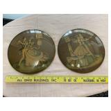 Antique Bilderback's Button Type Wall Hangings