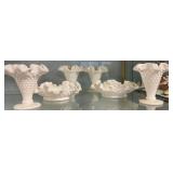 Fenton Hobnail Milk Glass