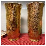 Gold Plated Vases