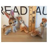Vintage Ceramic Rabbit Figurines