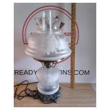 Vintage Hurricane Table Lamp