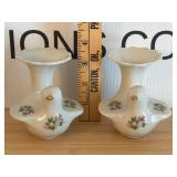 Vintage Porcelain Bud Vases