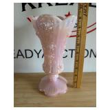 Fenton Pink Rose Vase