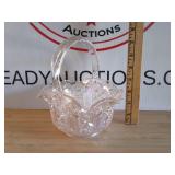 Vintage L. E. Smith Glass Basket