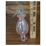 Vintage Pink Hummingbird Perfume Bottle