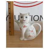 Vintage Ceramic Cat Tea Pot