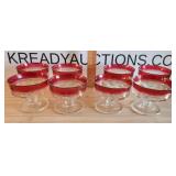 Vintage Tiffin Sherbet Glasses