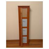 Wooden Cabinet with Photo Display