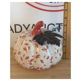 Ceramic Printed Pumpkin Decor
