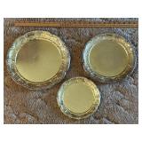 Vintage Style Metal Serving Trays