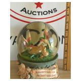 Hummingbird Snow Globe Music Box