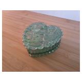 Fenton Iridescent Hummingbird Trinket Dish