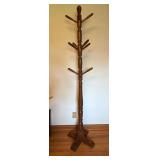 6ï¿½ Wooden Hall Tree
