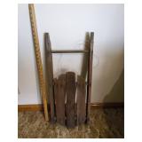 Vintage Wooden Sled