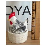 Vintage Chicken and Nest Shakers