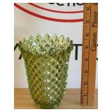 Vintage Imperial Glass Green Vase