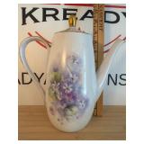 Antique Bavaria Porcelain Coffee/Tea Pot Signed