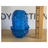 Fenton Hobnail Colonial Blue Fairy Lamp