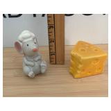 Vintage Mouse and Cheese Shakers