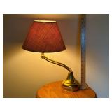 Vintage Brass Swing Arm Lamp
