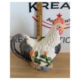 Vintage Ceramic Rooster Tea Pot