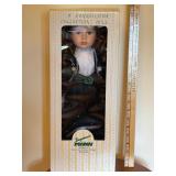Vintage Doll and Stand