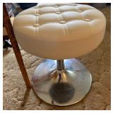 MCM Tufted Adjustable Swivel Stool