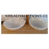 Vintage Milk Glass Bowls