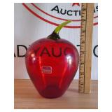Vintage Viking Glass Apple