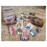 Vintage Work Basket Magazines