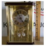 Vintage Versailles Brass Rotating Pendulum Clock