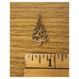 Sterling Christmas Tree Pendant