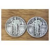 Standing Liberty Quarters