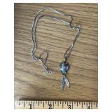 925 Sterling Concho Southwestern Necklace