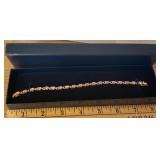 925 Sterling with Gold Overlay Bracelet