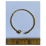14K Gold Italy Bracelet