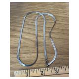 925 Sterling Italy Herringbone Necklace