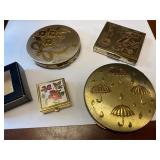 Vintage Mirror Compacts and Pill Box