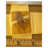 10K Gold Ring on a 1/20 12KGP Chain
